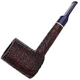 Savinelli Pipes Unica Collection - Large Brown & Blue Italian Briar Wood Pipe, Handmade in Italy, 6mm (Brown U36)