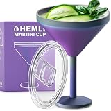 Hemli Martini Glass, Stainless Steel Insulated Martini Tumbler, Cocktail Cup