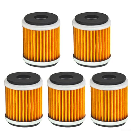 Filtro de aceite de repuesto para motocicleta YFZ450 WR125 WR250 - Elemento de papel de filtro de alta resistencia compatible con las normas OEM, ajuste directo