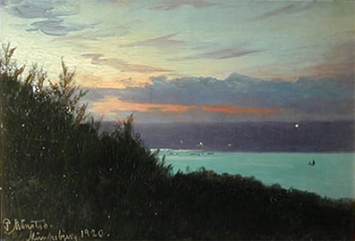 Peinture abstraite Munkebjerg sur toile pour créer un salon chaleureux et chic