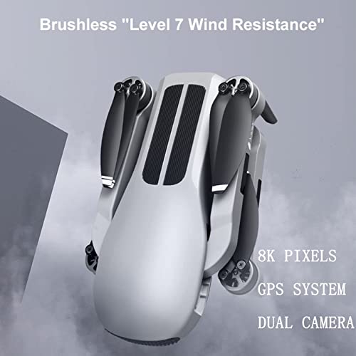 Ficha técnica Drones GPS Drone con 8K HD Camera para Adultos Foldable para Principiantes RC Quadcopter con Auto Return Home Brushless Motor 30 Mins Flight Time Single Battery Triple Battery - Fernando Cortés