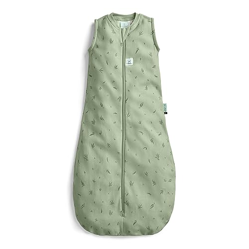 Image of ergoPouch Jersey Sleeping Bag 0.2 TOG - Arms-Out Baby Sleep Sack, Ideal Transition from Swaddling, Slim Fit Keeps Baby Secure & Comfortable, Soft Breathable Fabric (3-12 Months, Willow)