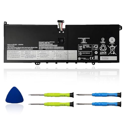 OUWEE L19M4PH2 5B10Z33896 L19C4PH2 5B10Z33895 Battery Replacement for Lenovo Yoga 9-14ITL5 Type 82BG Series for Lenovo Yoga pro 14c Series 7.68V 60Wh 7630mAh