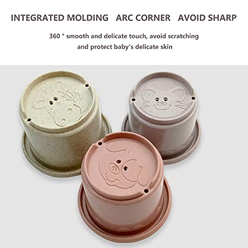 Willkey Bicchieri impilabili, 8 pezzi, per bambini...