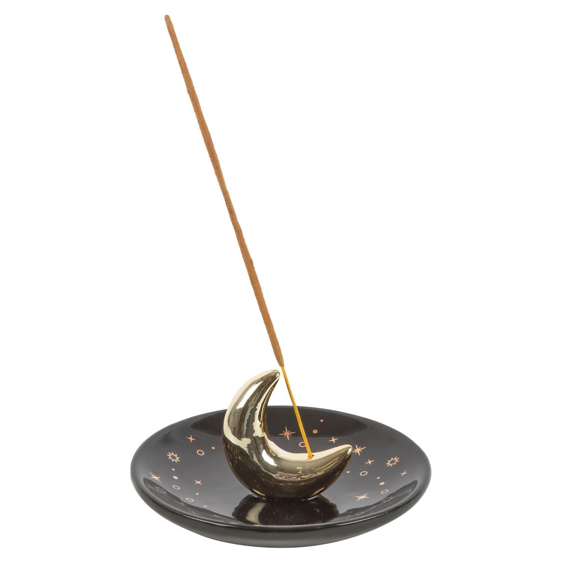 Sensory Crescent Moon Incense Holder: Ceramic Design for Serene Atmosphere - Elegant & Timeless Decor - Durable Craftsmanship - Easy Incense Placement - Ideal for Relaxation & Reflection