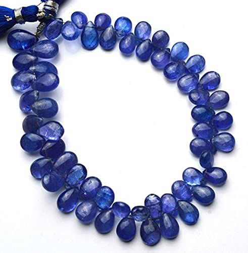Tanzanite naturelle pour bijoux de mariage d'été et accessoires de soirée élégants