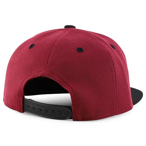 Image of Trendy Apparel Shop Infant to Youth Plain Structured Flatbill Snapback Cap