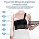 FuxFuis Gebrochene Rippenbandage Elastischer Rippengürtel Rippenbandag Schwarz rippenbandage damen herren Rippengurt Atmungsaktiver Ripp-Brustbandage zum Schutz der Rippen