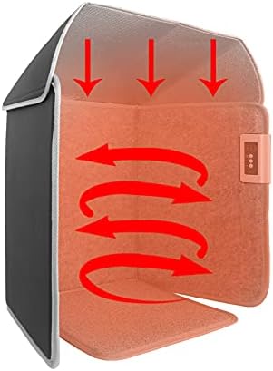 MAXCOM Portable Electric Space Heater with Timer, Extra Warmth for Legs, Ankles, Feet - Foldable & Portable & Quiet-heating - for Office/ Under Desk/ Home/ Kitchen Use