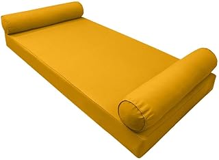 MH GLOBAL |SLIPCOVER ONLY|S5 Outdoor Daybed Mattress Bolster Pillow Cushion Covers Pipe Trim Crib AD108