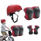 Casco ajustable para niños pequeños, equipo de protección para bicicletas para niños pequeños,Muñeca casco ligero cojín de rodilla - Equipo de protección seguro para el equilibrio ciclismo y patinaje