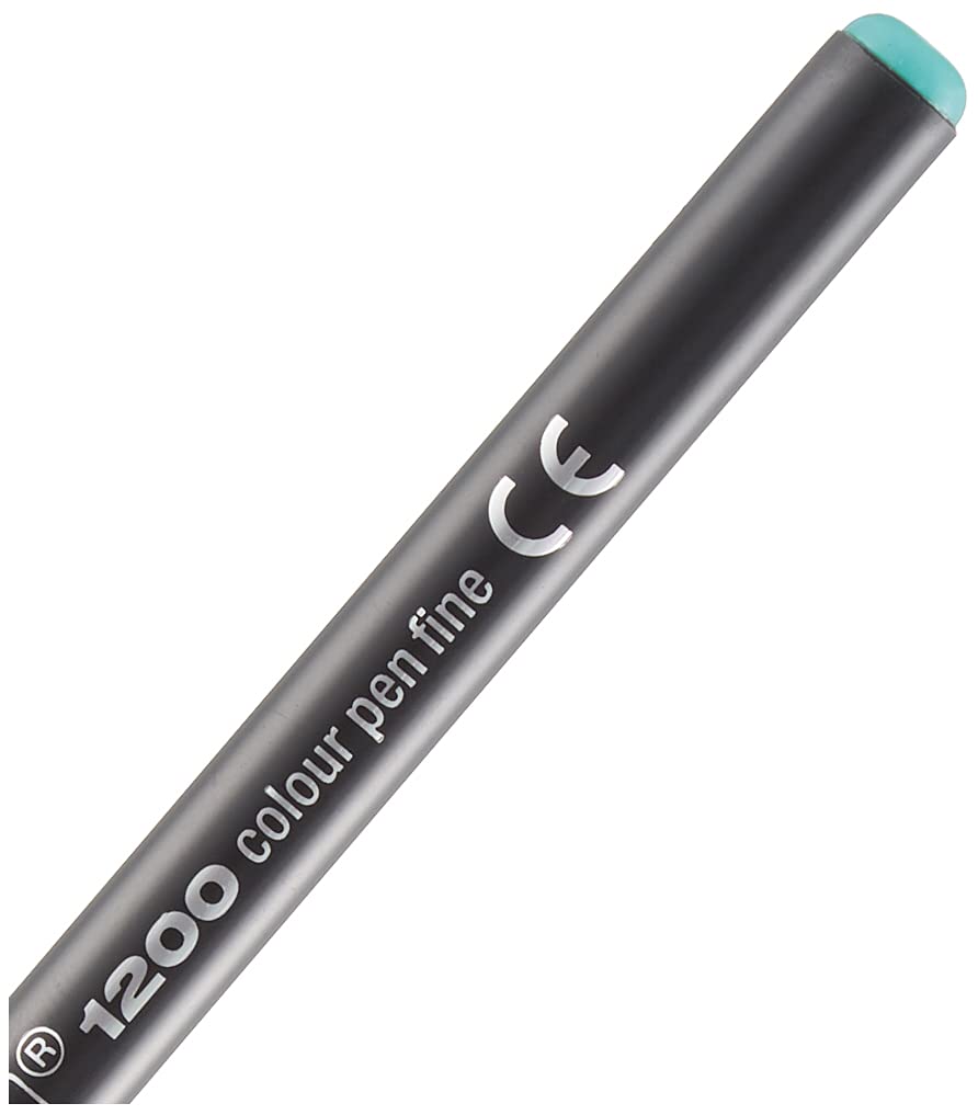 Edding 1200 ince uçlu keçeli kalem - tatlı nane - 1 kalem - yuvarlak uçlu 1 mm (2 paketi)