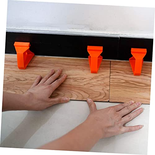 NIYANGLE 40 Peças Junta De Piso Espaçador De Ladrilhos Tábuas De Deck Compostas Piso De Madeira Espa