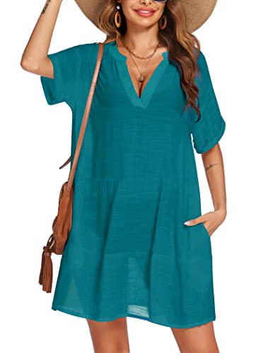 Bikini beach swimwear cover up sexy para tardes de piscina y paseos marítimos en talla L