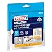 Price comparison product image tesa INSULATION Weatherstrip - Sealing Tape M - Foam Sealant for Insulating gaps in the home, Self-adhesive - White - 10 m x 9 mm x 5.5 mm