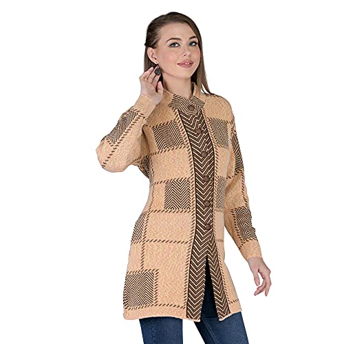 Image of LADY WILLINGTON Women's Wool Round Neck Cardigans