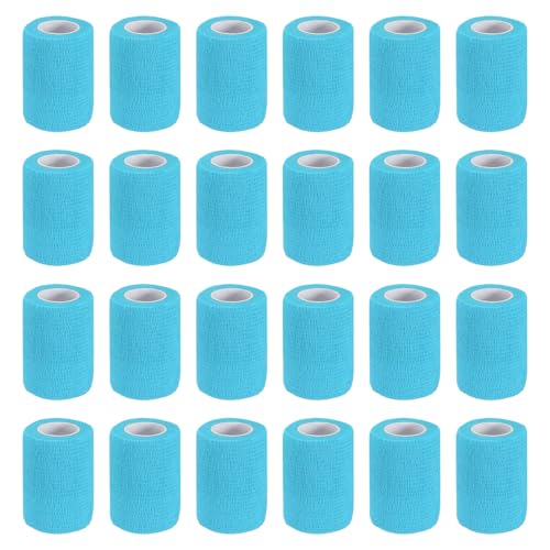 Bandage auto-adhésif bleu ciel 177x3 pouces PATIKIL pour le sport et maintien
