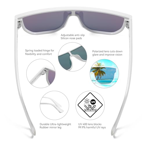 Fashion Sunglasses UV400 Men Sunglasses Protection Mirror Lens3