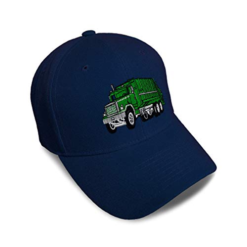 Kids Toddler Baseball Cap Garbage Truck Green Embroidery Cotton Boys & Girls