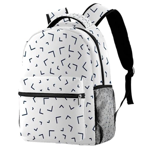 Sac à dos d'école Memphis noir pour ados et enfants de 40cm