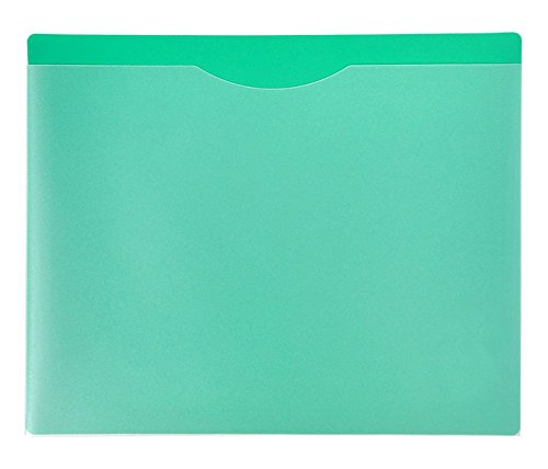 Nova Filer Waterproof Poly-File Folders with Top Tab, Letter Size, Single Colors, 10pcs Pack