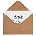BEST PAPER GREETINGS Thank You Cards with Envelopes - 4 x 6 In, 48-Pack, Black & White - Kraft Paper Envelopes, Farm Themed - Blank Inside & Simple Vintage Designs