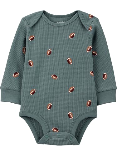 Image of Simple Joys by Carter's Baby Boys' 4-pack Long-sleeve Bodysuit