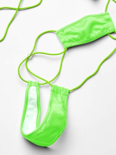 BODYZONE Women\'s Teeny Weeny, Neon Green, One Size - Thumbnail 3