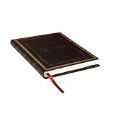 Carnet rigide Paperblanks Noir Marocain Midi Ligné 144p.