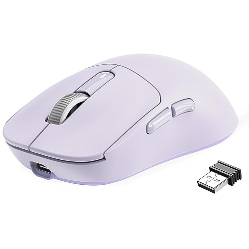 Vgn Gamepower Attack Shark X3 Superlight Ratón Gaming Inalámbrico, 49g Ultraligero Mouse Gaming, Sensor Paw3395, 26,000dpi, Tres Modos G502 2.4g Bluetooth Cableado Batería 200 Horas, Pc Mac, Lavanda Vgn Gamepower Attack Shark X3 Superlight Ratón Gaming Inalámbrico, 49g Ultraligero Mouse Gaming, Sensor Paw3395, 26,000dpi, Tres Modos G502 2.4g Bluetooth Cableado Batería 200 Horas, Pc Mac, Lavanda