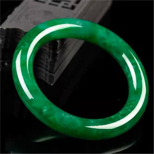 Bracelet en jadeite authentique vert impérial accessoire mode au quotidien - 7