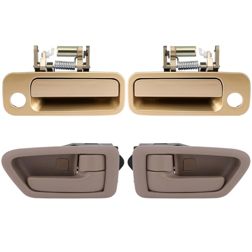 LUJUNTEC Interior Exterior Door Handle Fit for Toyota for Camry 1997-2001