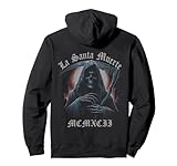 Photo Gallery la santa muerte graphic skulls b donna uomo felpa con cappuccio Photo Gallery la santa muerte graphic skulls b donna uomo felpa con cappuccio
