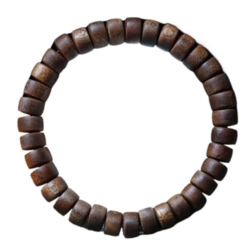 Perle de bois d'agar blanc précieux bracelet 8mm coulable
