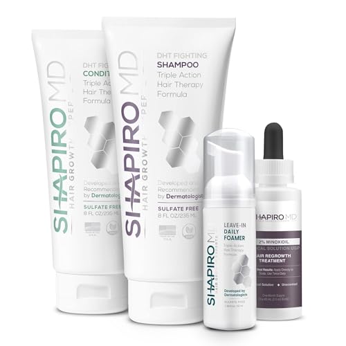 Shapiro MD Hair Growth Experts Women's Regrowth Kit Plus, 1 Month |…