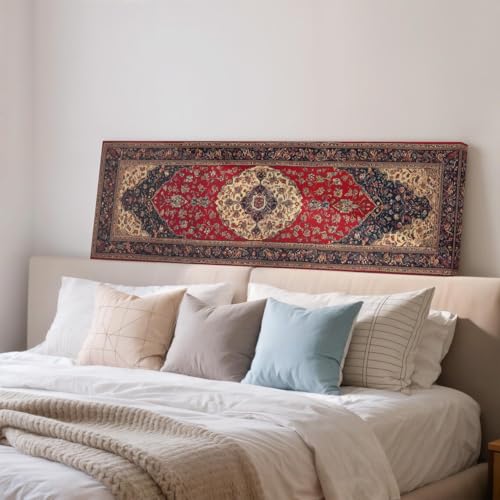 Impression sur toile persane haut de gamme au design maximaliste vibrant