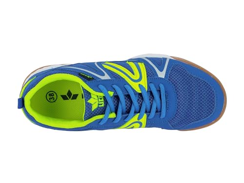 Lico Herren Fit Indoor Hallenturnschuh, Blau Lemon, 44 EU