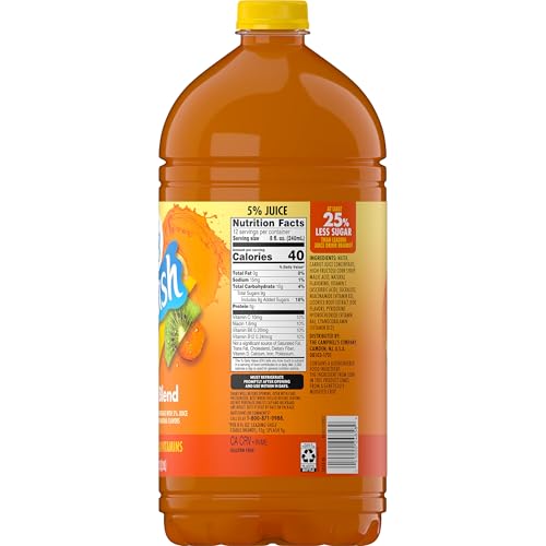Image of V8 Splash Tropical Fruit Blend Flavored Juice Beverage, 96 FL OZ Bottle (Pack of 2)