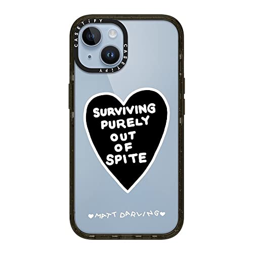 Coque iPhone 14 Casetify Impact antichoc militaire noir