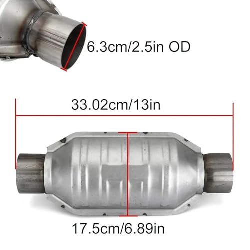 Sensor de oxígeno para convertidor catalítico universal de escape 400 Cpsi en acero 2