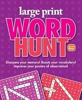 Large print Word hunt Vol 4 1770662227 Book Cover
