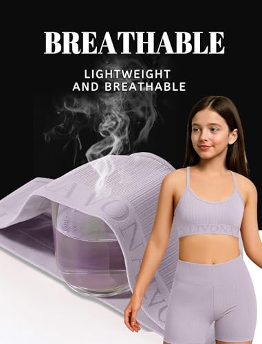 Seamless Bralette Set - Soft Training Bras & Sports Bras for Teens, Comfortable Wire-Free Bras for Girls2
