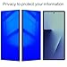 YIEDBCX for Samsung Galaxy Z Fold 7 Inner Privacy Screen Protector+Outer Anti spy Tempered Glass Gradient Colorful Anti blue Film