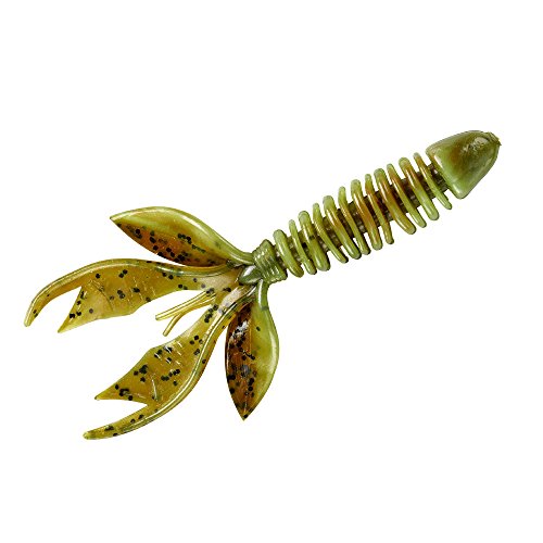 Yum Lures Wooly Hawgtail and Hawgcraw Soft Plastic Creature Bait Fishing Lure - Excellent Bait for Flipping and Pitching, 7 per Pack