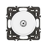 INSTALLATION SIMPLIFIÉE : Dotée d'un connecteur Type F à visser, cette prise télévision permet de brancher un câble télévision femelle.