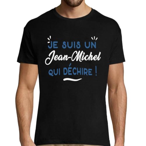 T-shirt rigolo homme Jean-Michel pour porter le dimanche en famille ou lors d'un barbecue