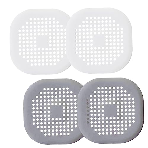 Gadpiparty 4pcs Silicone Floor Drain Cover Clogging Hair Fil