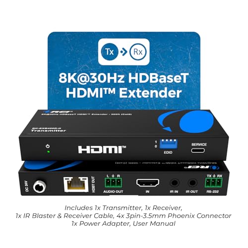 Câble d'extension HDMI Ethernet 4K 120Hz OREI pour déporter un écran à 120m sans perte
