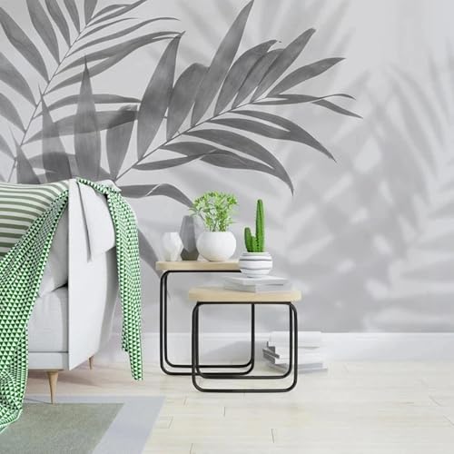 Peinture murale 3D tropicale en toile de lin faite à la main - 4