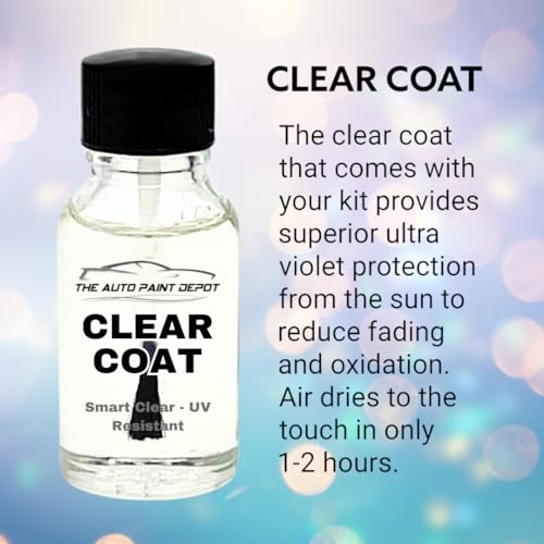 Image of Auto Paint Depot High Gloss Clear Coat -Made in the USA (0.5 Fl Oz) Touch Up Paint